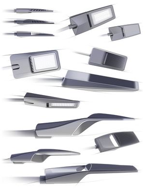 LED路灯在高速路与高架路中的应用及其工业设计优势